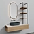 Sleek Oval Washbasin - Modern Elegance 3D model small image 2