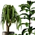 42-Piece Hanging Indoor Plants Set 3D model small image 3