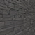 Black Stone Mosaic Wall Tile 3D model small image 2