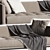 Sleek Maxalto Simpliciter Sofa 3D model small image 4