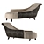 3DMax Chaise Lounge Model 3D model small image 1