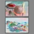 Elegant Wall Art Set: 2 Paintings & 4 Frame Options 3D model small image 1