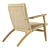 Rustic Rattan Armchair 3D model small image 2