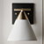 Clad Cone Bath Sconce: Sleek & Stylish! 3D model small image 2