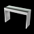 Ikea MALM Vanity Table 120x41 cm 3D model small image 1