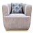 Saint Flor Accent Chair 3D model small image 3