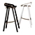 Eco Wooden Bar Stool: She Said 3D model small image 3