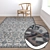 Premium Carpet Set: High-Quality Textured Rugs 3D model small image 5