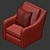 Elegant Verano II Armchair 3D model small image 5