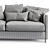 Elegant Harmony Night Sofa 3D model small image 4