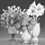 Spring Blossom Bouquet 3D model small image 5