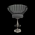 Sleek TurboDoop Stool 3D model small image 4