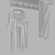 Provance Clothes Dryer 3D model small image 7