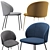 Elegant Laforma Chair Minna 3D model small image 4