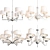 Luxurious Chandelier Collection - 7 Piece 3D model small image 5