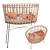 CozyDreams Bassinet: Zara Home 3D model small image 1