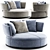 Elegant Comfort: Amoenus Sofa 3D model small image 1