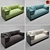 Professional 3D Sofa Model: Highly Detailed & Ready for Architectural Visualizations 3D model small image 2