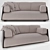 Professional 3D Sofa Model: Highly Detailed & Ready for Architectural Visualizations 3D model small image 12
