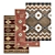 High-Quality Rug Set: 3 Variations 3D model small image 1