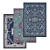 Versatile 3-Piece Carpet Set 3D model small image 1