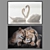 Elegant Wall Art Set with Versatile Frames 3D model small image 1