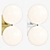 Brass Architectural Double Sconce: Michael Anastassiades 3D model small image 1