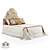 Handcrafted Belle Mini Bed - Romano Home 3D model small image 1