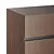 Xander Walnut Chest of Drawers 3D model small image 3