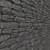 6K Tileable Textures: Black Stone Wall Brick04 & Cobblestone (Corona & Vray) 3D model small image 1