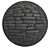 6K Tileable Textures: Black Stone Wall Brick04 & Cobblestone (Corona & Vray) 3D model small image 2