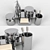 Restoration Hardware Metal Bath Set 3D model small image 2