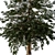 Snowy Pine Tree Winter 3D model small image 2