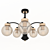 Elegant Viola Kula Chandelier 3D model small image 1