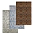 Luxury Carpets Set - High-Quality 882 3D model small image 1