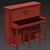 Classic Kingsbury Piano Set 3D model small image 5