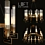 Modern Loft Designe 8705: Contemporary 12-Light Pendant 3D model small image 1