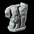 Title: Laocoon Torso Sculpture - Timeless Elegance 3D model small image 3