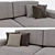 Minimalist Modular Sofa: DERK by Piet Boon 3D model small image 3