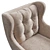 Henri Kaza Armchair: Compact and Stylish 3D model small image 2