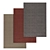Luxury Carpet Set: 3 High-Quality Designs 3D model small image 1