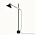 Modern Metal Floor Lamp by Frandsen Design 3D model small image 1