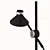 Modern Metal Floor Lamp by Frandsen Design 3D model small image 2