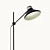 Modern Metal Floor Lamp by Frandsen Design 3D model small image 3