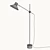 Modern Metal Floor Lamp by Frandsen Design 3D model small image 4