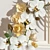 Orchid and Yellow Rose Bouquet 3D model small image 3