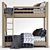 Modern Kids Wyler Bunk Bed 3D model small image 2