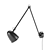 Modern Black Sconce: IKEA SKURUP 3D model small image 2