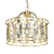 Elegant Crystal Pendant Lighting 3D model small image 1