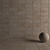 Modern Concrete Wall Tiles - Taupe Set 3D model small image 4